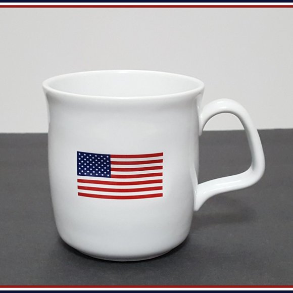 NEW RARE Williams Sonoma American Flag Mug 15 OZ Stoneware - Picture 2 of 7